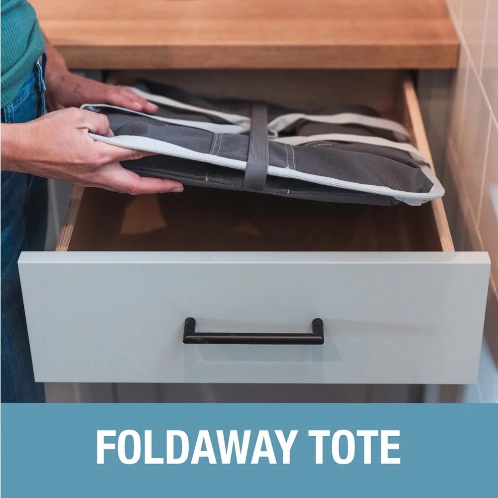 CleverMade Collapsible Laundry Basket Tote- 2 Pack - Picture 8 of 9